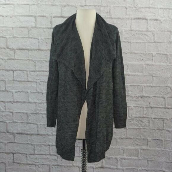 Theory Trincy C Evian Space Wool Cardigan Sweater Large New $345 - Picture 2 of 9